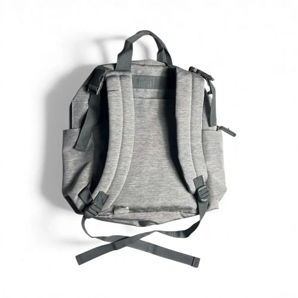 Eddie Bauer Alpine Backpack‎ Diaper Bag Gray PEVA Changing Pad Included Spacious